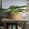 Bhuvan handloom Jute Planter Pots/Storage Basket with handle, Multi-Purpose use for Bathroom Living Room 10x12 (Bhuvan_13) view 3