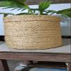 Bhuvan handloom Jute Planter Pots/Storage Basket with handle, Multi-Purpose use for Bathroom Living Room 10x12 (Bhuvan_13) view 4