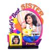 AJANTA ROYAL Personalized Gift for Sister Acrylic Cutout Photo Frame with Photos (AE-11) view 1
