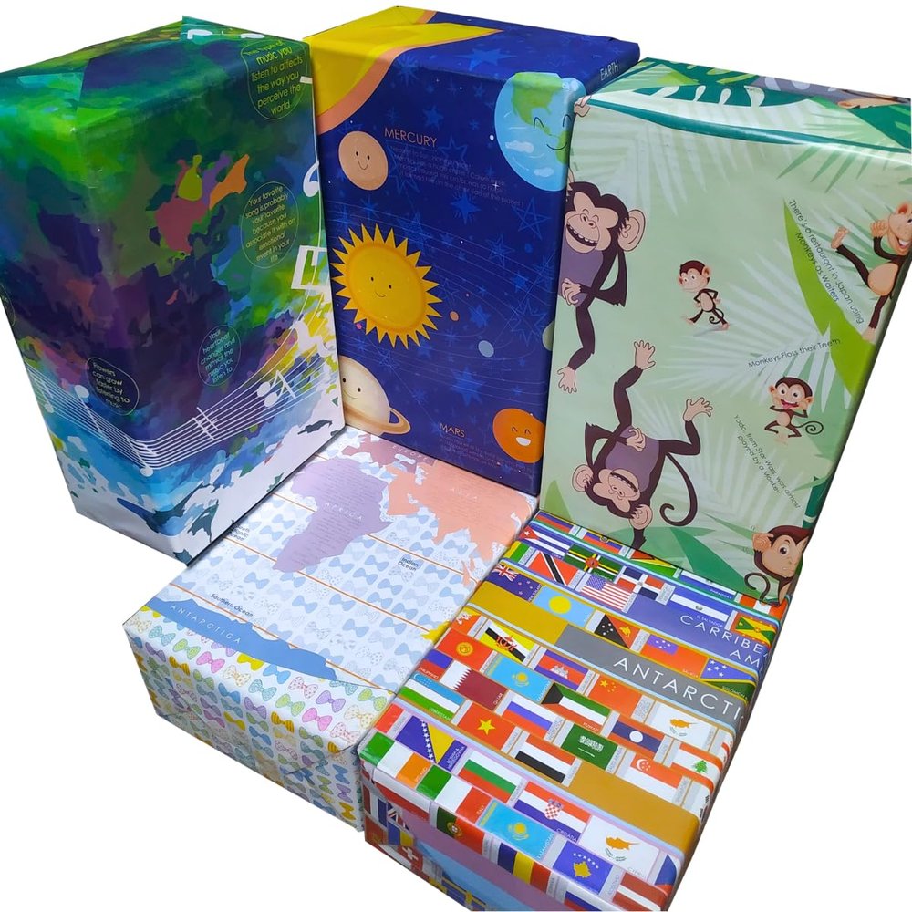 eVincE - thoughtful PRESENTations 10 Assorted Gift Wrapping Paper | All Occasions | Birthday Baby Shower Anniversary Diwali Christmas Halloween Gifts