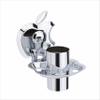 EASYHOME FURNISH Tumbler Holder Stand and Glass Toothbrush Holder Tumbler Stand Toothpaste Holder dispensers for Stylish Bathroom Accessories 22(304 Stainless Steel,Chrome Finish) view 2
