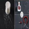 DIY Crafts Pack of 3 Roll, Beading Cords & Threads, Roll Stretchy Roll White Elastic Clear Beading Thread Stretch Polyester String Cord (60 Meters(Pack of 3 Roll, Beading Cords & Threads) view 2