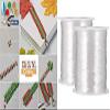 DIY Crafts Pack of 3 Roll, Beading Cords & Threads, Roll Stretchy Roll White Elastic Clear Beading Thread Stretch Polyester String Cord (60 Meters(Pack of 3 Roll, Beading Cords & Threads) view 3