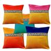 PINK PARROT - Art Silk Cushion Cover (16x16 inch) Set of 5 Pieces view 1