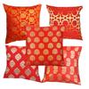 Pink parrot- Art Silk Cushion Cover 16x16 inch Set of 5 pcs view 1