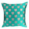 Pink parrot- Art Silk Cushion Cover 16x16 inch Set of 5 pcs view 3