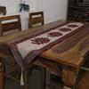 CASA-NEST Elegant Print Dining Table Runner,Size-14x72 inch, Beige and Black Color view 1