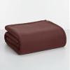 Home Stylish 300 TC All Season Solid/Plain Light Weight Polar Fleece Single Bed Blanket (152 x 230 cm,), Lightweight Cofee view 1