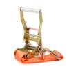 Vroxy Polyester Tie-Down Straps Strong Ratchet Spring Fittings Load Motorcycle Car Trailer | Heavy Duty Tie Down Strap 500 Kg Load Cap/ 1500 Kg Break Strength Capacity Lashing view 2