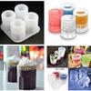 FosCadit Silicon Ice Tray Mould Ice Short Glass Cup Shaped Ice Shot Glass Maker Mould Ice Cube Shot Glass Freeze Tray for Juice Whiskey Cocktails Bar Party (Multicolor) view 4