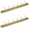FAST KHA06 Decorative Brass Antique Key Holder Key Stand Key Rack for Hanging Keys with Keychain,Masks,Pearl Mala,etc, Ideal for Home,Office,Hotel,Factory & Anywhere. (Pack of 2pcs) view 1