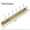 FAST KHA06 Decorative Brass Antique Key Holder Key Stand Key Rack for Hanging Keys with Keychain,Masks,Pearl Mala,etc, Ideal for Home,Office,Hotel,Factory & Anywhere. (Pack of 2pcs) view 2