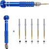 Diy Crafts Screwdriver Precision Type Set for All Type of Diy Works Pc Laptop Gadgets Repair All - in - One, Pack of 1 Set, Handle (Blue) view 1