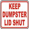 Keep Dumpster lid shutFoam Board Water Proof with Double Sided Sticker view 1