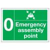 Emergency Assembly pointFoam Board Water Proof with Double Sided Sticker view 1