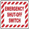 Emergency Shut-Off switchFoam Board Water Proof with Double Sided Sticker view 1
