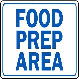 Food prep areaFoam Board Water Proof with Double Sided Sticker