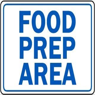 Food prep areaFoam Board Water Proof with Double Sided Sticker