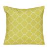 Garisha Abstract Decorative Designer Leaf Printed Throw Pillow/Jute Cushion Covers (16 X 16-inches, Multicolour) - Set of 5 view 2