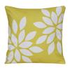 Garisha Abstract Decorative Designer Leaf Printed Throw Pillow/Jute Cushion Covers (16 X 16-inches, Multicolour) - Set of 5 view 3