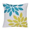 Garisha Abstract Decorative Designer Leaf Printed Throw Pillow/Jute Cushion Covers (16 X 16-inches, Multicolour) - Set of 5 view 4