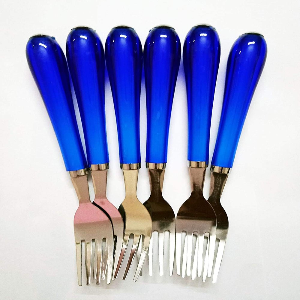 Mukeriya Enterprises Stainless Steel Fork Set of 6 Pcs