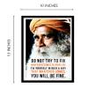 Good Hope Sadhguru quote frame poster 10x13 inch, motivational wall art spiritual decor, inspirational art , mindfulness quote, decor, home, office, yoga, meditation bedroom living room wallpaper Motivational Quotes Framed Posters Photo Frames view 3