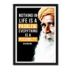 Good Hope Sadhguru quote frame poster 10x13 inch, motivational wall art spiritual decor, inspirational , mindfulness quote, decor, home, office, yoga, meditation space bedroom living room wallpaper Motivational Quotes Framed Posters with Photo frames view 1