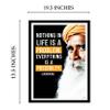Good Hope Sadhguru quote frame poster 10x13 inch, motivational wall art spiritual decor, inspirational , mindfulness quote, decor, home, office, yoga, meditation space bedroom living room wallpaper Motivational Quotes Framed Posters with Photo frames view 3