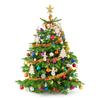 Decor Kafe Paintable Blank Christmas Tree Snowman Snowflake Patterns Wooden Laser Cut for Decoration DIY Prodcuts (Pack of 25) view 2