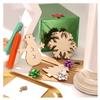 Decor Kafe Paintable Blank Christmas Tree Snowman Snowflake Patterns Wooden Laser Cut for Decoration DIY Prodcuts (Pack of 25) view 4