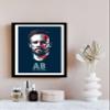 Good Hope -AB De Villiers Framed Poster Acrylic Glass (10 Inch X 13 Inch Multicolor) view 2