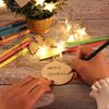 Decor Kafe Paintable Blank Snowflake, Dear, Tree for Christmas Wooden Laser Cut for Decoration DIY Prodcuts (Pack of 20) view 3