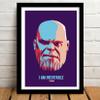 Good Hope - Hollywood Poster Frame Thanos Endgame Avengers Framed Poster Acrylic Glass for Room & Office (10 Inch X 13 Inch, Multicolor) view 2