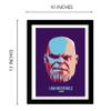 Good Hope - Hollywood Poster Frame Thanos Endgame Avengers Framed Poster Acrylic Glass for Room & Office (10 Inch X 13 Inch, Multicolor) view 3
