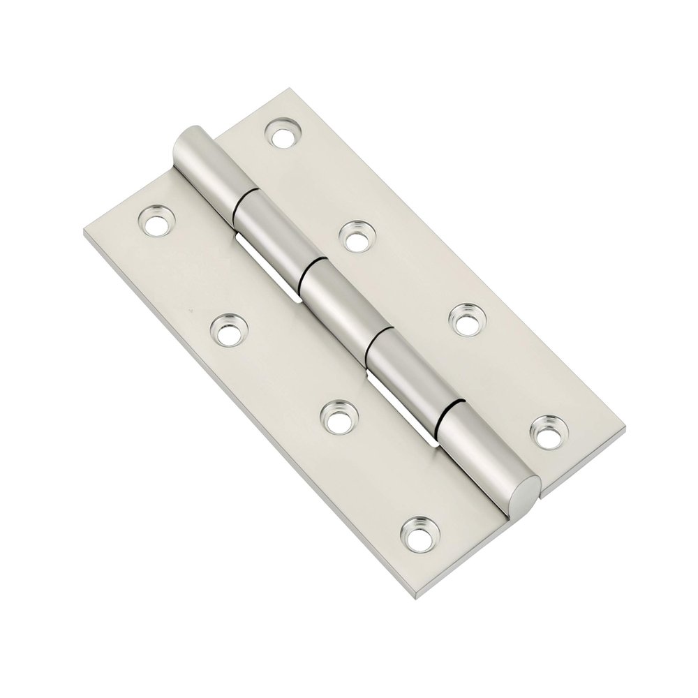 Nixnine Stainless Stee Door Butt Hinges 3 inch x 12 Gauge/2.5 mm Thickness (Matte Finish) Pack of 8