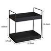 SHIOK DECOR 2-Tier Standing Rack, Kitchen/Bathroom Countertop Storage Shelf Organizer, Black in Colour(Make in India) view 3
