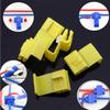 DIY Crafts Pack Of 36 Pcs, Red+Yellow+Blue, Electrical IDC 0.75-2.5mm Wire Connector Double Run or Tap 1816 AWG 0.75x1.26in. (WxL) (Pack Of 36 Pcs, Red+Yellow+Blue) view 2