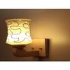 Somil Attractive Led Wood Wall Lamp with Colorful & Decorative Light Glass Shade in Stylish Wooden Fixture view 2
