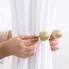 Home Cloud Magnetic Curtain Tiebacks Curtain Drape Holdbacks Clips Rope Holder Buckles for Home Bedroom Office (1 Pair 2pcs, Light Gold) view 2