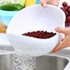 Effigy onlinehub Plastic Rice Pulses Fruits Vegetable Noodles Pasta Washing Bowl(Multi) Pieace (1) view 1
