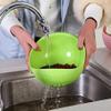 Effigy onlinehub Plastic Rice Pulses Fruits Vegetable Noodles Pasta Washing Bowl(Multi) Pieace (1) view 3