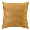 IM FAB Punching Dots Silk Cushion Covers Set of 5 (12X12 INCH, Gold) view 3