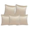 IM FAB Punching Dots Silk Cushion Covers Set of 5 (12X12 INCH, Cream) view 2