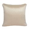 IM FAB Punching Dots Silk Cushion Covers Set of 5 (12X12 INCH, Cream) view 3