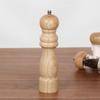 VEMONIO Wooden Salt and Pepper Grinder Mixer Burr Mill Traditional Spice Storage (6 inch) view 1