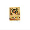 Handicrafts Meenakari Bajot for Pooja and Sitting | Decorative Pooja Chowki Peeta Chaurang for Ganpati, Home Temple and Festival Decor view 1