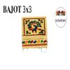 Handicrafts Meenakari Bajot for Pooja and Sitting | Decorative Pooja Chowki Peeta Chaurang for Ganpati, Home Temple and Festival Decor view 2