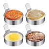 Dynore Stainless Steel Round Egg Ring With Handle Medium- 5 inch,12.5X12.5X12.5 Cm view 3
