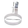 Dynore Stainless Steel Round Egg Ring With Handle Medium- 5 inch,12.5X12.5X12.5 Cm view 4